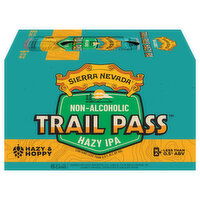 Sierra Nevada Beer, Hazy IPA, Non-Alcoholic, Trail Pass, 6 Each