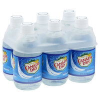 Canada Dry Club Soda, Low Sodium, 6 Each