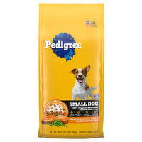 Pedigree Small Dog Adult Roasted Chicken, Rice & Vegetable Flavor Food for Adult Dogs, 56 Ounce