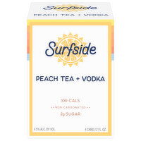 Surfside Peach Tea + Vodka, 4 Each