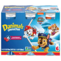 Danimals Smoothie, Raspberry, Paw Patrol, 6 Each