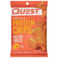 Quest Tortilla Style Nacho Cheese Flavor Protein Chips, 1.1 Ounce
