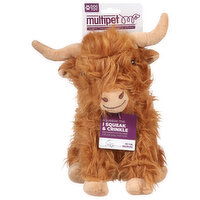 Multipet Highland Cow Soft Plush Dog Toy, 1 Each