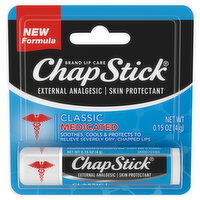 ChapStick Classic Medicated Skin Protectant, 0.15 Ounce