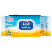 Clorox Disinfecting Wipes, Crisp Lemon, 75 Each