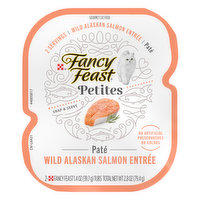 Fancy Feast Cat Food, Pate, Wild Alaskan Salmon Entree, 2 Each