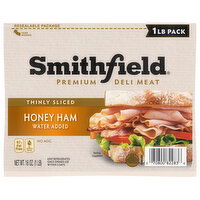 Smithfield Honey Ham, Thinly Sliced, 16 Ounce