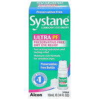 Systane Eye Drops, Lubricant, Ultra PF, 0.34 Fluid ounce