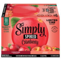 Simply Spiked Beer, Cranberry, Variety Pack, 12 Each