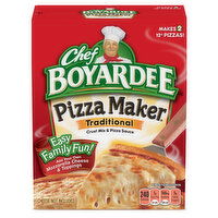 Chef Boyardee Cheese Pizza Maker, Crust Mix and Pizza Sauce Meal Kit Cheese Pizza Maker, 31.85 Ounce