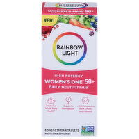 Rainbow Light Women's One Daily Multivitamin, High Potency, 50+, Vegetarian Tablets, 60 Each