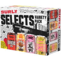 Surly Selects, Variety Pack, 12 Ounce Cans, 144 Fluid ounce