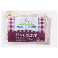 Montchevre Goat Cheese, Fig & Olive, 4 Ounce