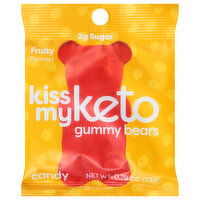 Kiss My Keto Candy, Fruity Flavored, Gummy Bears, 0.79 Ounce