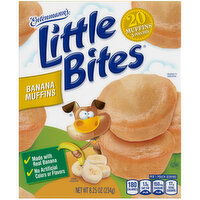 Entenmann's Little Bites Banana Mini Muffins, 5  count, (1.65 ct each), 8.25 lbs  Case, 5 Each