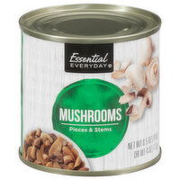 Essential Everyday Mushrooms, Pieces & Stems, 6.5 Ounce