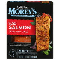SeaPak Morey's Seasoned Grill Wild Salmon Fillets, 10 Ounce