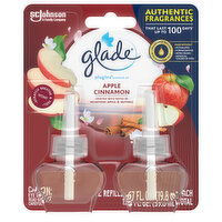 Glade PlugIns Scented Oil Refills, Apple Cinnamon, 2 Each