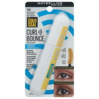 Maybelline The Colossal Mascara, Curl Bounce, Very Black 365, 0.33 Fluid ounce