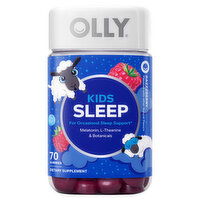 Olly Sleep, Kids, Gummies, Razzzberry, 70 Each