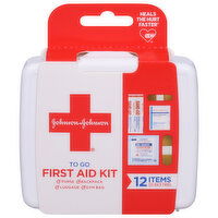 Johnson & Johnson First Aid Kit, 12 Each