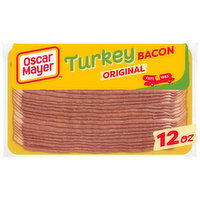 Oscar Mayer Fully Cooked & Gluten Free Turkey Bacon with 58% Less Fat & 57% Less Sodium, 12 Ounce