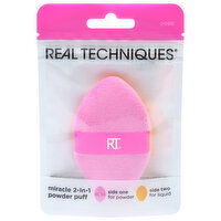 Real Techniques Powder Puff, Miracle 2-in-1, 1 Each