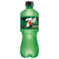 7-UP Soda, Lemon Lime, Zero Sugar, 20 Fluid ounce