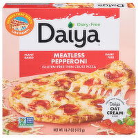 Daiya Pizza, Gluten-Free, Thin Crust, Meatless Pepperoni, 16.7 Ounce