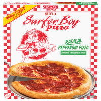 Surfer Boy Pizza Pizza, Hand-Tossed Style Crust, Radical Pepperoni, 23 Ounce