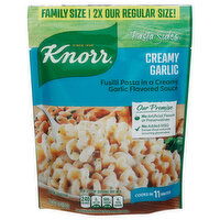 Knorr Pasta Sides, Creamy Garlic, Family Size, 9.1 Ounce