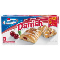 Hostess Danish, Cherry Cheese, 6 Each