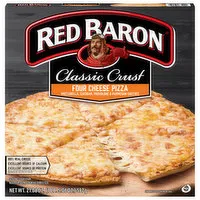 Red Baron Pizza, Classic Crust, Four Cheese, 21.06 Ounce