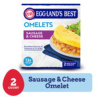 Eggland's Best Sausage & Cheese Frozen Omelet, 2 Each