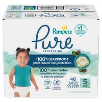 Pampers Pure Protection Pampers Pure Protection Diapers, Size 5, 48 Count, 48 Each