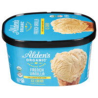 Alden's Organic Ice Cream, French Vanilla, 1.5 Quart