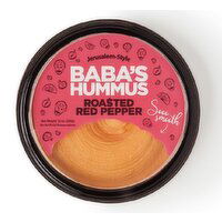 Baba's Roasted Red Pepper Hummus, 10 Ounce