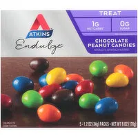 Atkins Endulge Treat Chocolate Peanut Candies, 6 Ounce