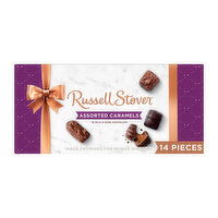 Russell Stover RUSSELL STOVER Assorted Caramels Milk & Dark Chocolate Gift Box, 9 oz., 9 Ounce