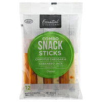 Essential Everyday Combo Snack Sticks, Chipotle Cheddar & Habanero Jack, 12 Each