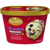 Kemps Brookie Dough Ice Cream, 1.5 Quart