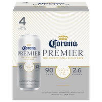 Corona Premier Beer, 4 Each