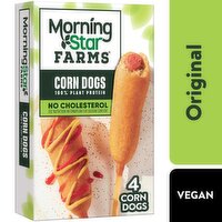 MorningStar Farms Plant Based Corn Dogs, Original, 10 Ounce