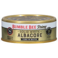 Bumble Bee Prime Tuna in Water, Albacore, Solid White, 5 Ounce