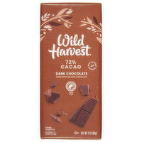 Wild Harvest Dark Chocolate, 72% Cacao, 3 Ounce