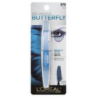 L'Oreal Voluminous Butterfly Mascara, Waterproof, Black, 870, 0.21 Ounce