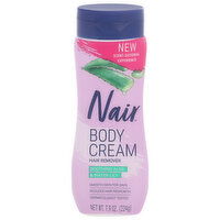 Nair Body Cream Hair Remover, Soothing Aloe & Water Lily, 7.9 Ounce