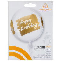 Anagram Happy Birthday Orbz XL Decorative Balloon, 1 Each