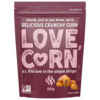 Love Corn Crunchy Corn, BBQ, 4 Ounce