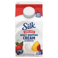 Silk Whipping Cream, Dairy Free, Heavy, Alternative, 16 Fluid ounce